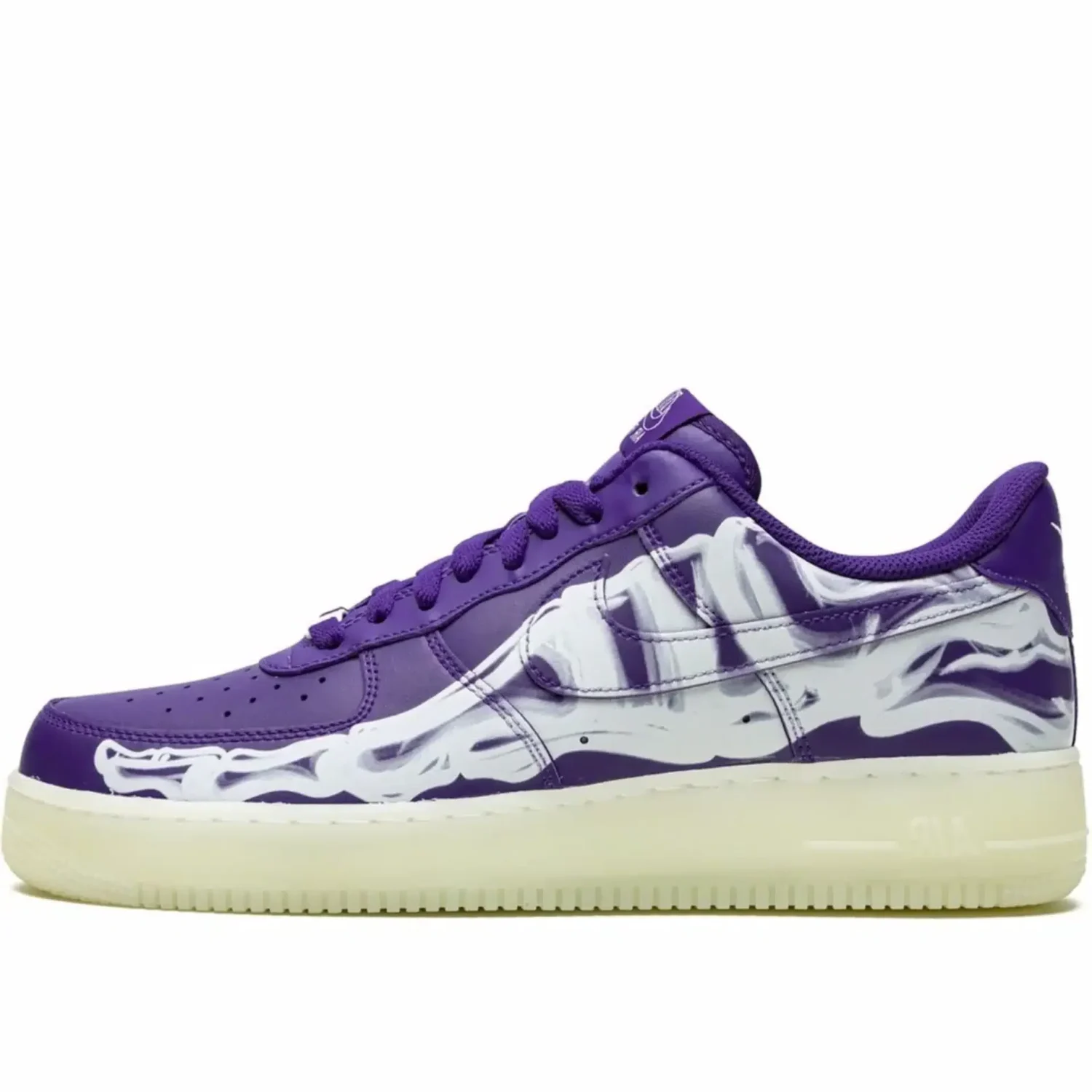 Nike Air Force 1 Low '07 QS 'Purple Skeleton Halloween'